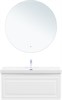 AQUANET Тумба с раковиной Агата 110 1 ящ. цв. белый сатин AQUANET-365940