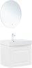 AQUANET Тумба с раковиной Агата 60 1 ящ. цв. белый сатин AQUANET-348184