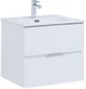 AQUANET Тумба с раковиной Алвита new 120 4 ящ. цв.белый матовый AQUANET-306294