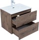 AQUANET Тумба с раковиной Алвита new 60 2 ящ. цв.дуб веллингтон табак AQUANET-335685