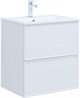 AQUANET Тумба с раковиной Арт 60 цв.белый матовый AQUANET-323567