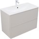 AQUANET Тумба с раковиной Арт 90 цв.бежевый AQUANET-345813