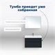 AQUANET Тумба с раковиной Бруклин 100 цв. антрацит матовый AQUANET-312874