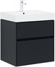 AQUANET Тумба с раковиной Бруклин 60 цв. антрацит матовый AQUANET-312875
