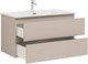 AQUANET Тумба с раковиной Вега 2.0 90 2 ящ. цв.бежевый (раковина Ирис) AQUANET-344753