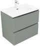 AQUANET Тумба с раковиной Джейн 70 цв.мисти грин (раковина Flat) AQUANET-332535