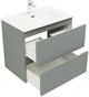 AQUANET Тумба с раковиной Джейн 70 цв.мисти грин (раковина Flat) AQUANET-332535