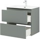 AQUANET Тумба с раковиной Джейн 70 цв.мисти грин (раковина Flat) AQUANET-332535