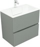 AQUANET Тумба с раковиной Джейн 70 цв.мисти грин (раковина Фортуна) AQUANET-332520