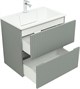 AQUANET Тумба с раковиной Джейн 70 цв.мисти грин (раковина Фортуна) AQUANET-332520