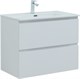AQUANET Тумба с раковиной Джейн 80 цв.белый матовый (раковина Flat) AQUANET-332544