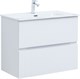 AQUANET Тумба с раковиной Джейн 80 цв.белый матовый (раковина Фортуна) AQUANET-332529