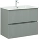 AQUANET Тумба с раковиной Джейн 80 цв.мисти грин (раковина Фортуна) AQUANET-332519