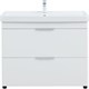 AQUANET Тумба с раковиной Ирис new 100 напольная 2 ящ. цв.белый глянец AQUANET-342096