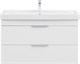 AQUANET Тумба с раковиной Ирис new 100 подвесная 2 ящ. цв. белый глянец AQUANET-342095