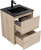 AQUANET Тумба с раковиной Милан (Flash) 50 цв. дуб светлый AQUANET-340332