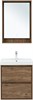 AQUANET Тумба с раковиной Милан 60 цв. дуб рустикальный AQUANET-340162