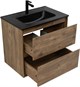 AQUANET Тумба с раковиной Милан 70 цв. дуб рустикальный AQUANET-340163