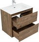 AQUANET Тумба с раковиной Милан 70 цв. дуб рустикальный AQUANET-340163