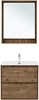 AQUANET Тумба с раковиной Милан 70 цв. дуб рустикальный AQUANET-340163