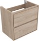 AQUANET Тумба с раковиной Милан 70 цв. дуб светлый AQUANET-340168