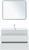 AQUANET Тумба с раковиной Нота new 100 цв.белый глянец AQUANET-335873
