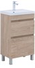 AQUANET Тумба с раковиной Нота New 50 дуб светлый AQUANET-345795