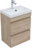 AQUANET Тумба с раковиной Нота new 50 цв.дуб светлый AQUANET-335879