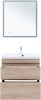 AQUANET Тумба с раковиной Нота New 75 дуб светлый AQUANET-345801
