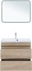 AQUANET Тумба с раковиной Нота new 75 цв.дуб светлый AQUANET-335881
