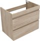 AQUANET Тумба с раковиной Нота new 75 цв.дуб светлый AQUANET-335881