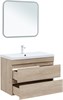 AQUANET Тумба с раковиной Нота new 90 цв.дуб светлый AQUANET-335882