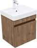 AQUANET Тумба с раковиной Оптима 50 цв. дуб рустикальный AQUANET-345347