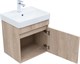 AQUANET Тумба с раковиной Оптима 50 цв. дуб светлый AQUANET-345349