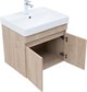 AQUANET Тумба с раковиной Оптима 60 цв. дуб светлый AQUANET-345353