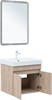 AQUANET Тумба с раковиной Оптима 60 цв. дуб светлый AQUANET-345353