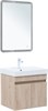 AQUANET Тумба с раковиной Оптима 60 цв. дуб светлый AQUANET-345353