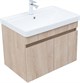 AQUANET Тумба с раковиной Оптима 70 цв. дуб светлый AQUANET-345357