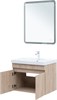 AQUANET Тумба с раковиной Оптима 70 цв. дуб светлый AQUANET-345357
