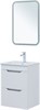 AQUANET Тумба с раковиной Практика 50 2 ящ. цв.белый матовый AQUANET-332512