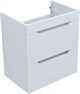 AQUANET Тумба с раковиной Практика 60 2 ящ. цв.белый глянец AQUANET-354886