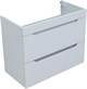 AQUANET Тумба с раковиной Практика 80 2 ящ. цв.белый матовый AQUANET-335760