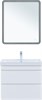 AQUANET Тумба с раковиной Слим 70 2 ящ. цв.белый сатин AQUANET-348179