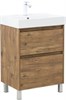 AQUANET Тумба под раковину Nova Lite 2.0 60 напольная, дуб рустикальный AQUANET-346343