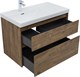 AQUANET Тумба под раковину Nova Lite 2.0 90 дуб рустикальный, левая AQUANET-346318
