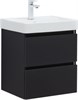 AQUANET Тумба под раковину Вега 2.0 50 черный AQUANET-362542