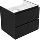 AQUANET Тумба под раковину Вега 2.0 60 черный AQUANET-362548