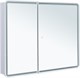AQUANET Зеркальный шкаф Оптима 100 с LED подсветкой AQUANET-341427