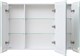 AQUANET Зеркальный шкаф Оптима 110 с LED подсветкой AQUANET-341428