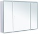 AQUANET Зеркальный шкаф Оптима 120 с LED подсветкой AQUANET-341429